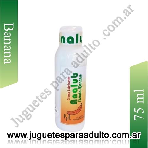 Aceites y lubricantes, Lubricantes anales, Crema anal aroma a banana 75cc